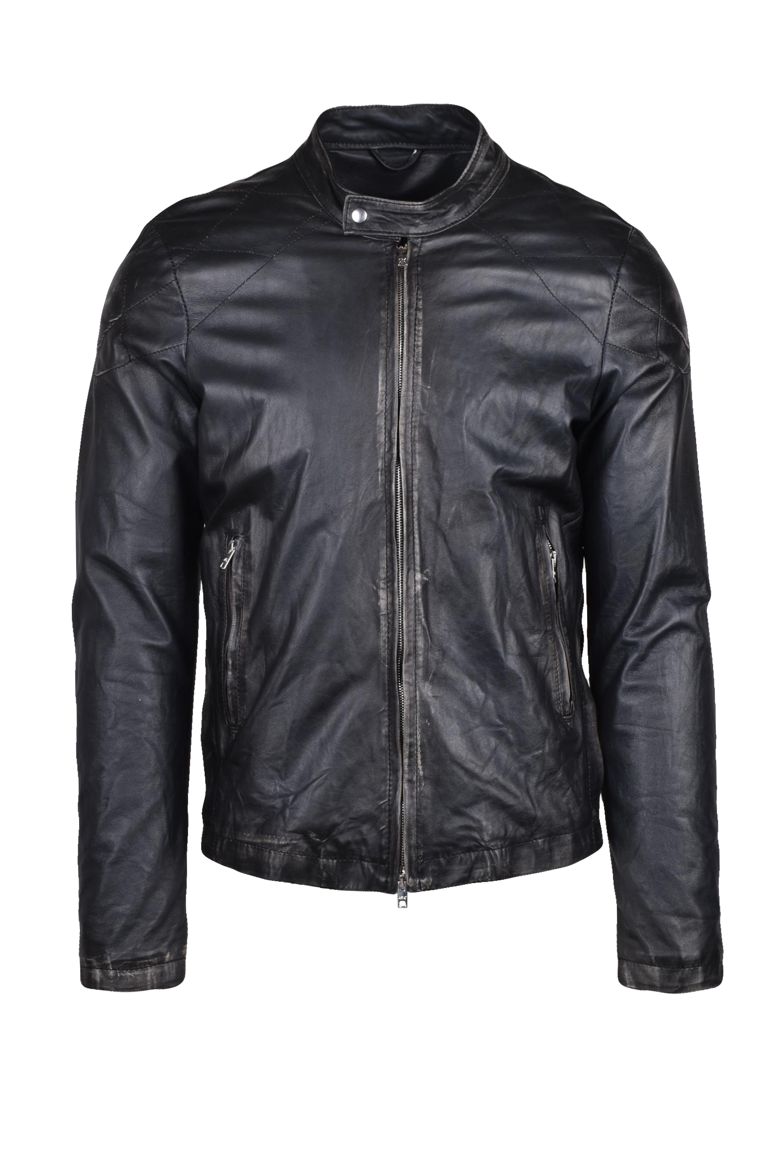Chiodo in Pelle Nero