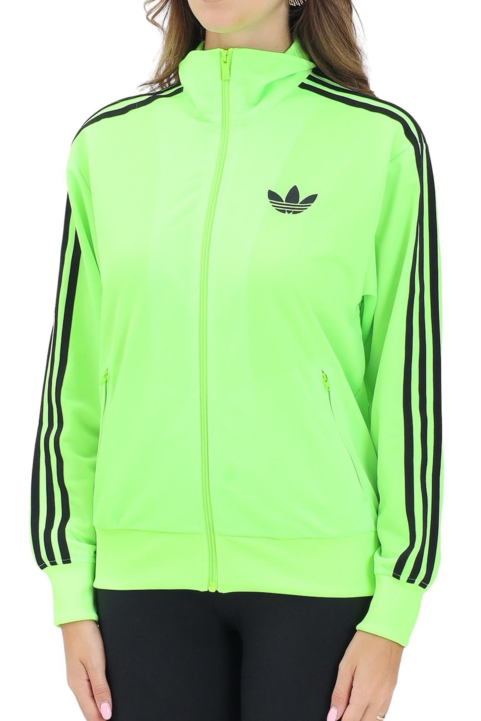 Felpa con Zip Verde