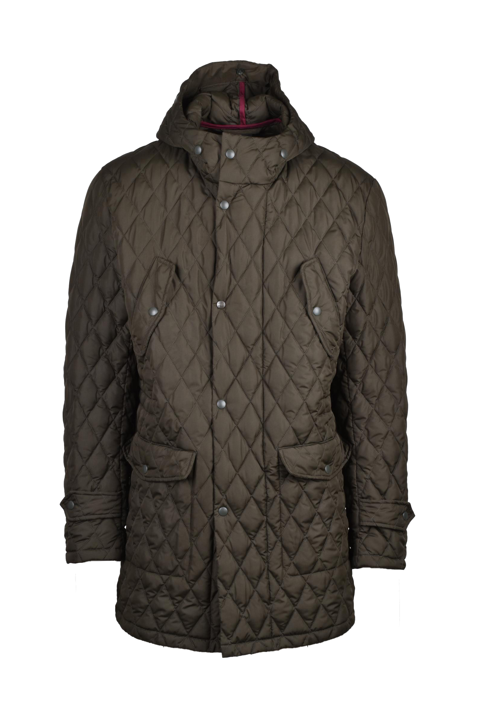 Parka Trapuntato Verde