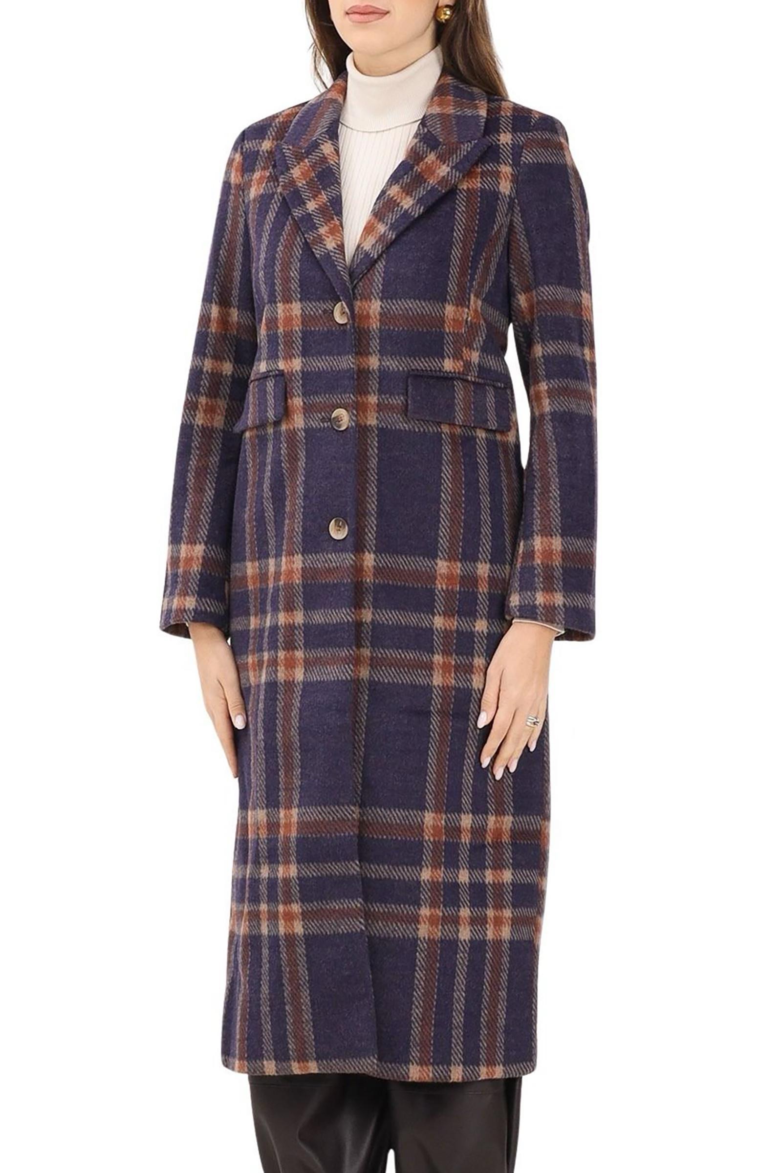 Cappotto Lungo Viola