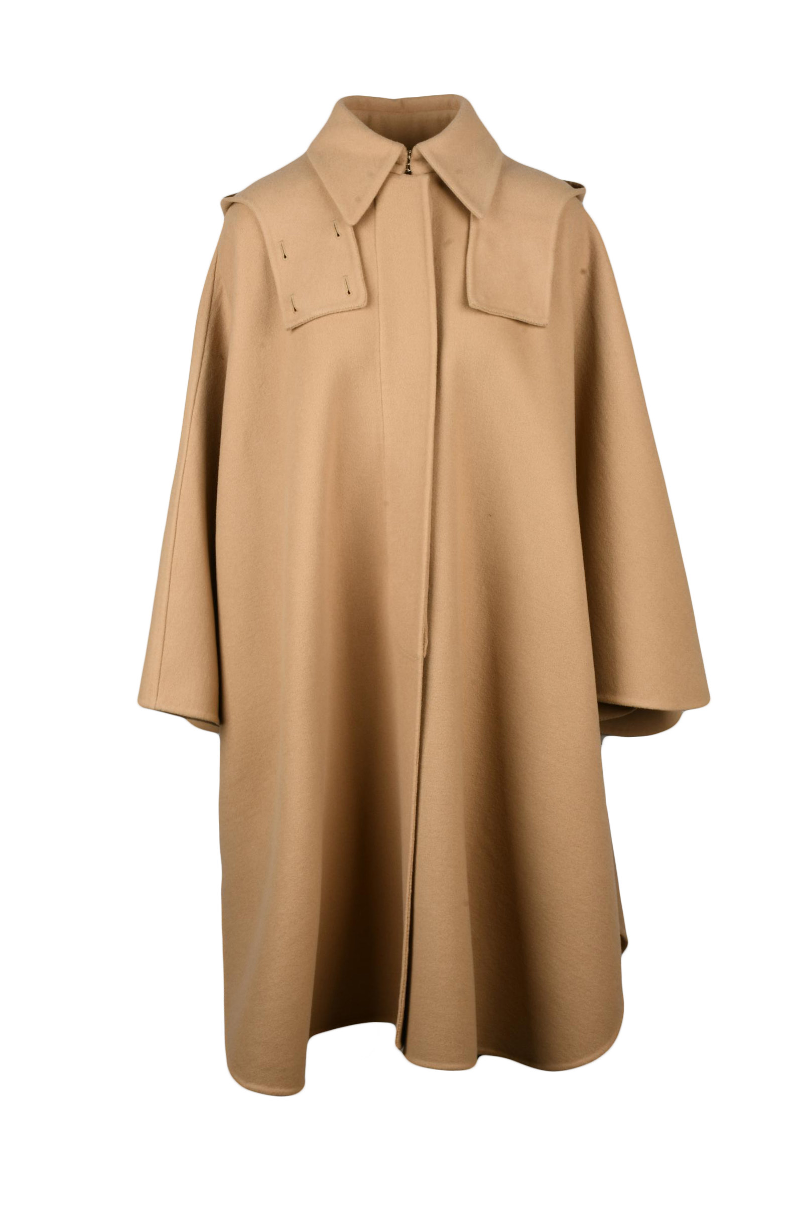 Chloé Cappotto Mantella Marrone