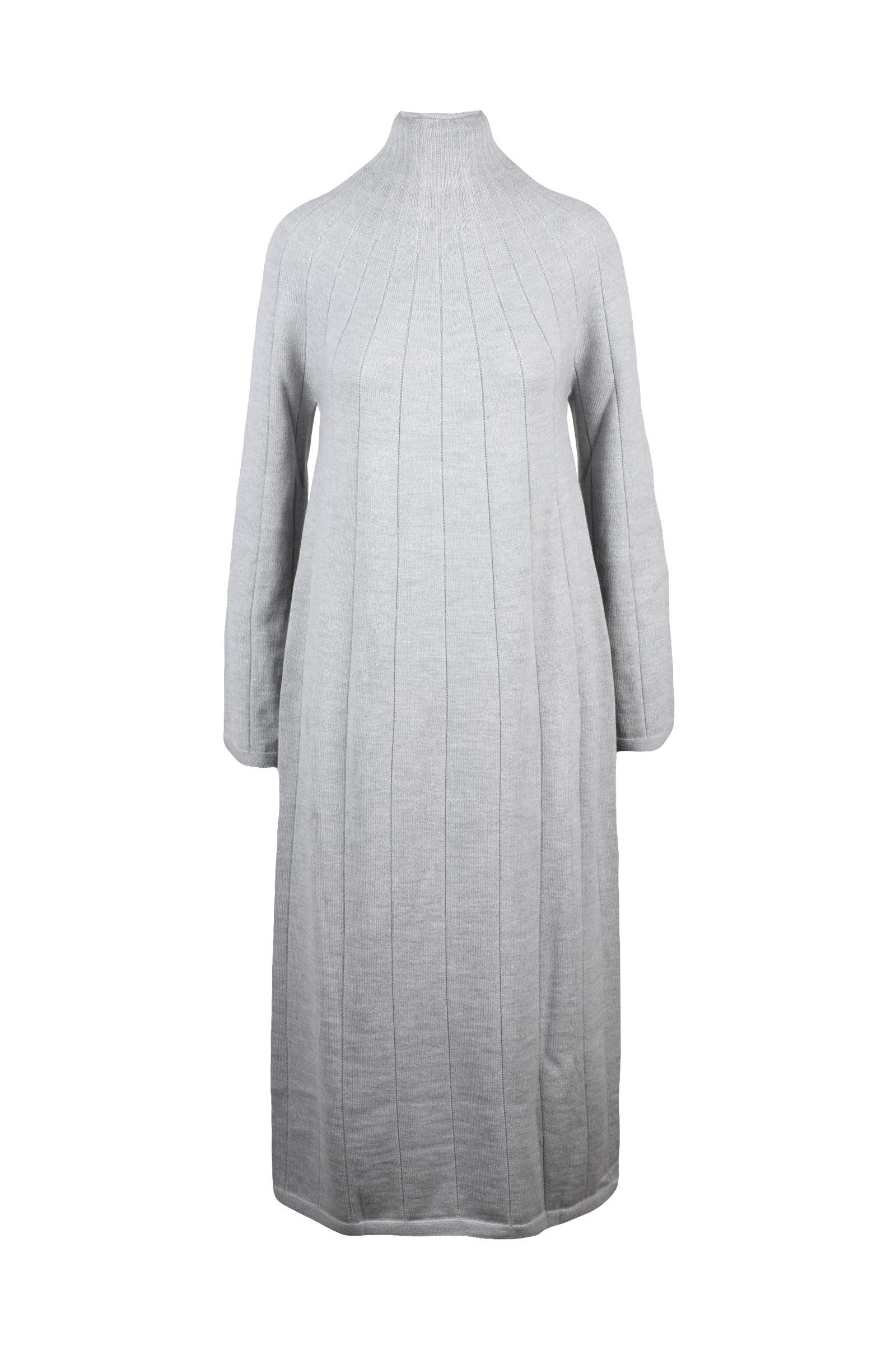 Abito in maglia lungo Grigio