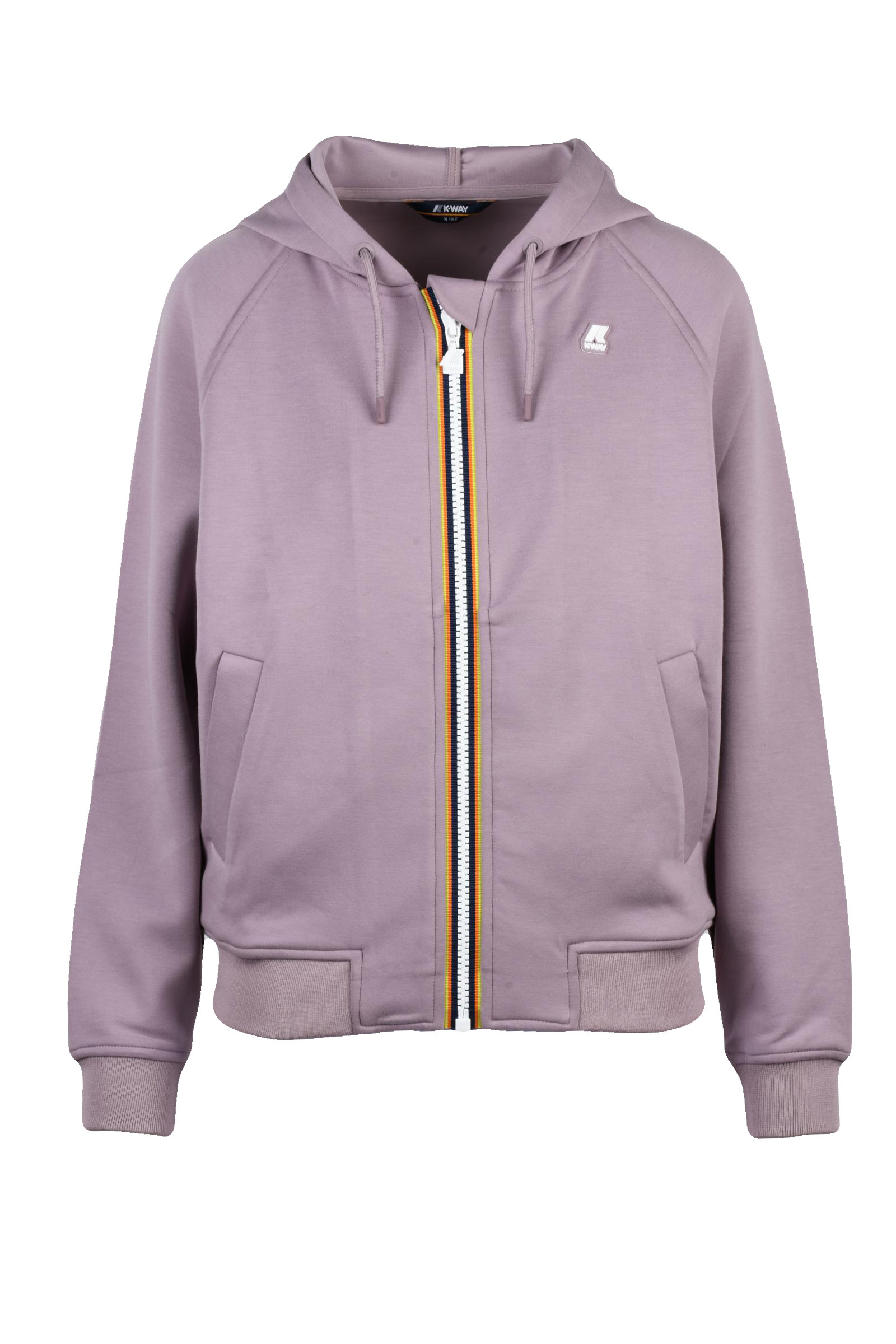 Felpa con Cappuccio Viola
