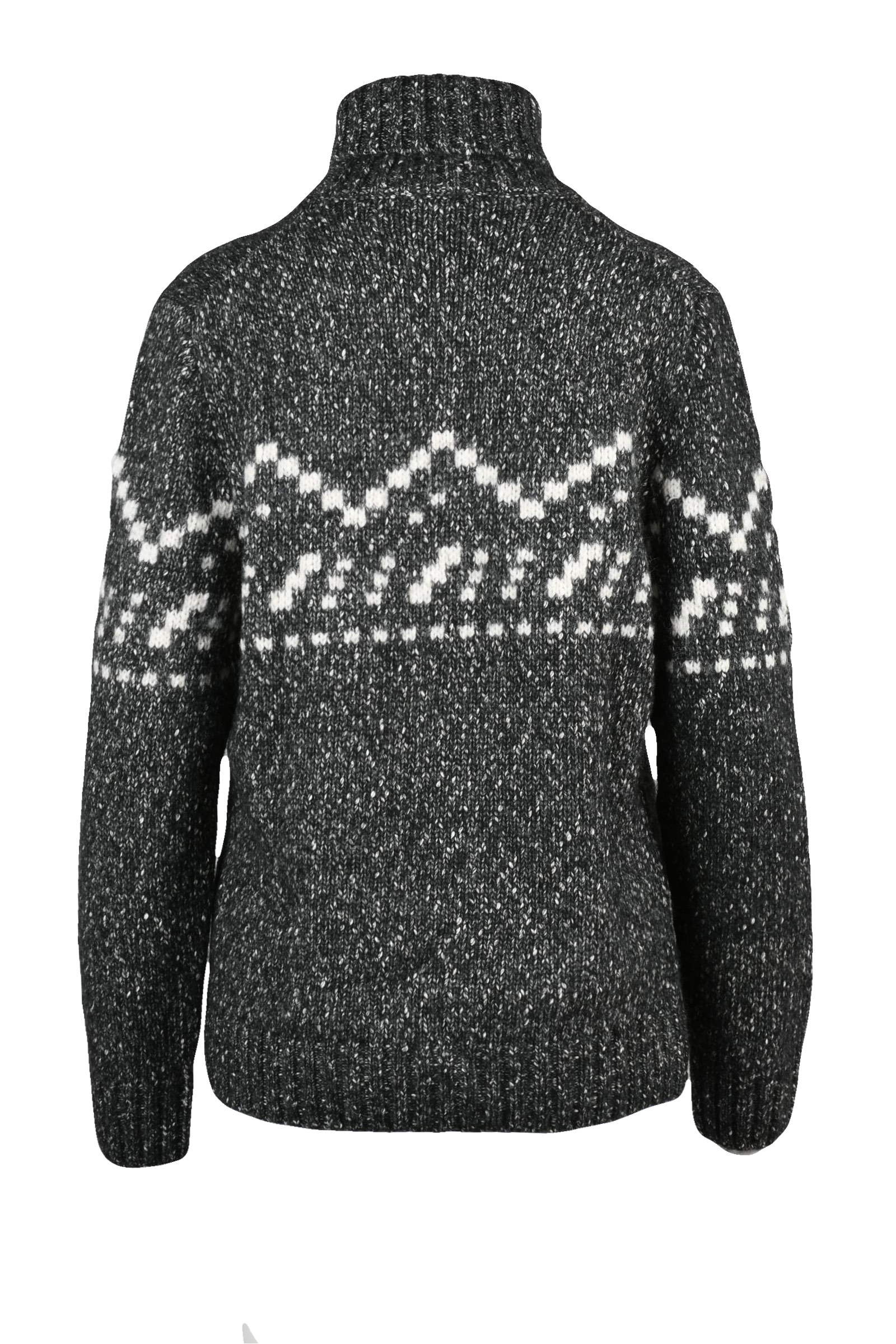 Maglione Collo Alto Nero