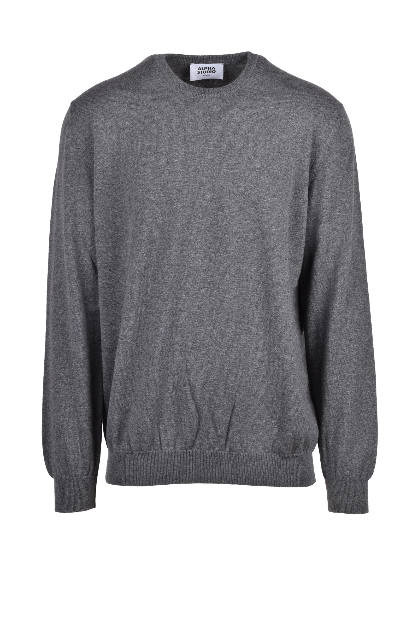 Pullover Girocollo Grigio