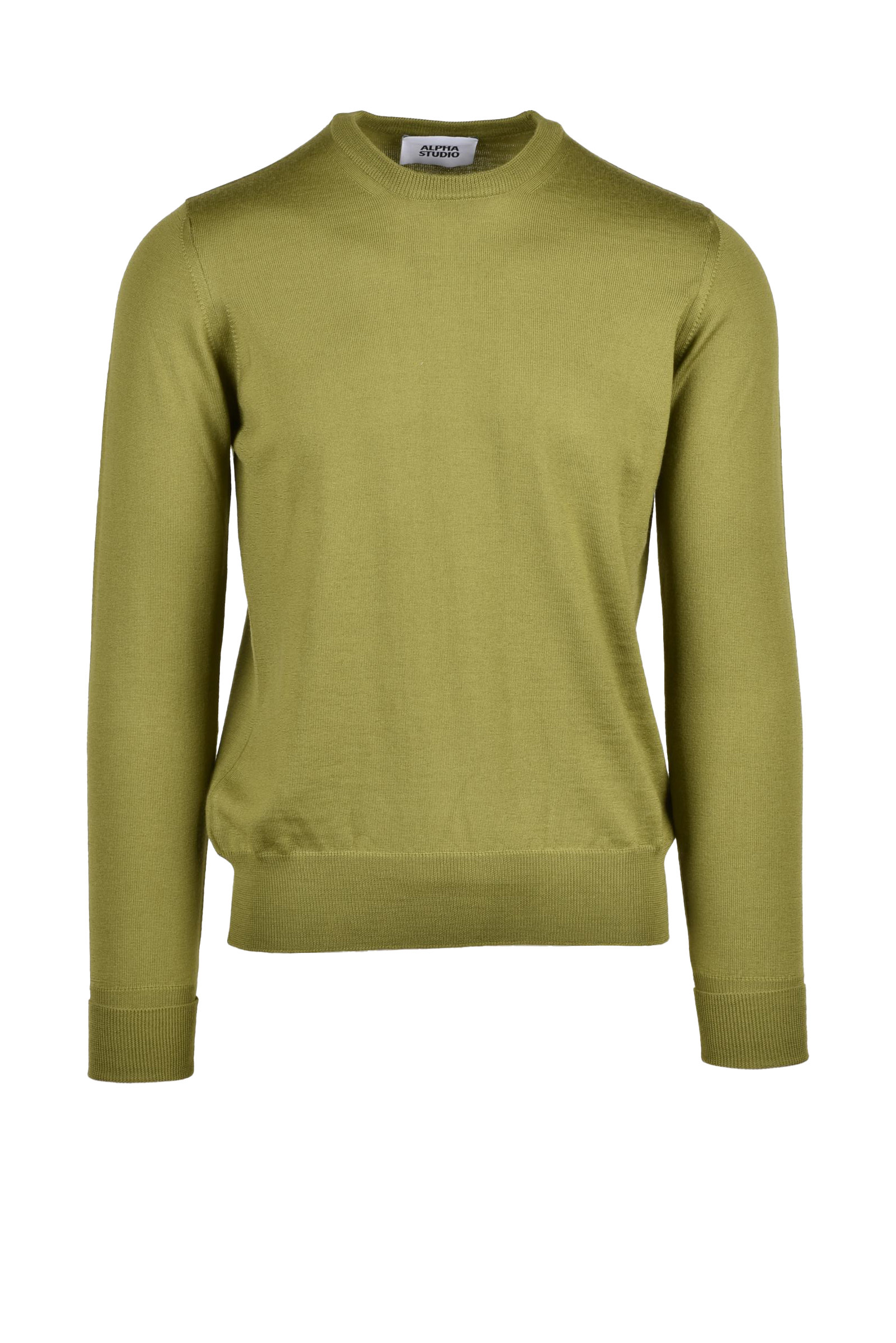 Pullover Girocollo Verde