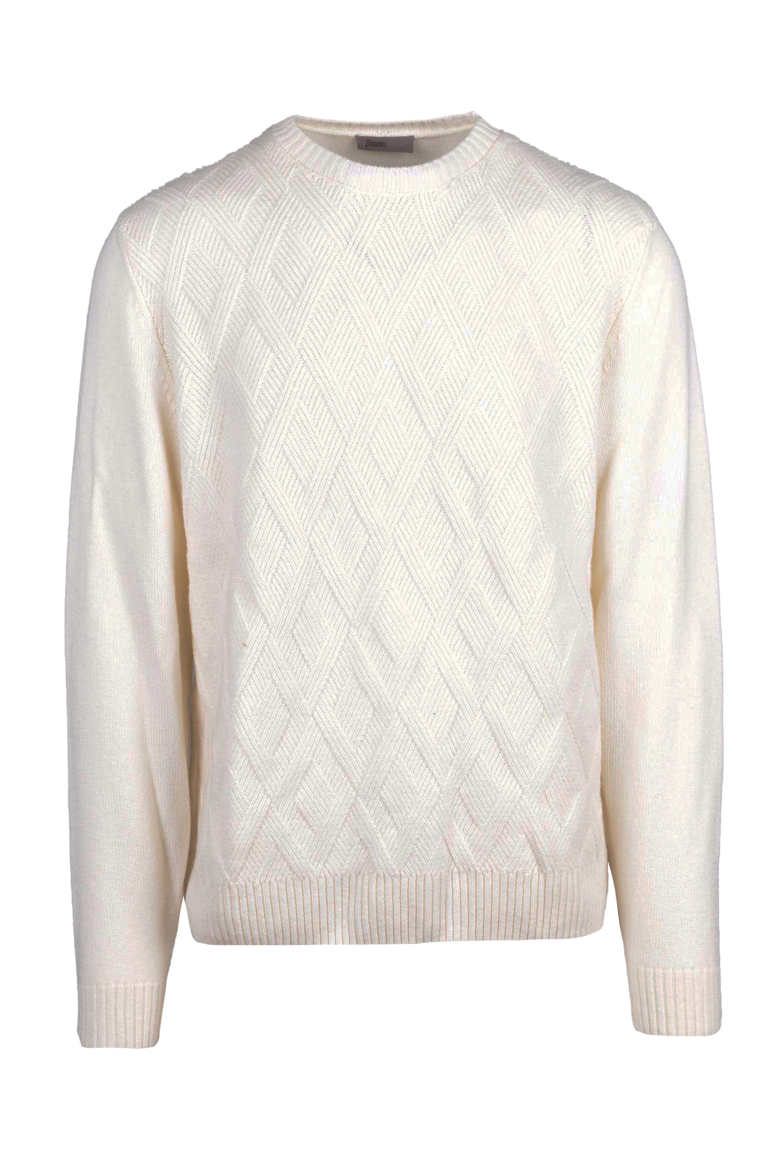 Maglione Girocollo Bianco