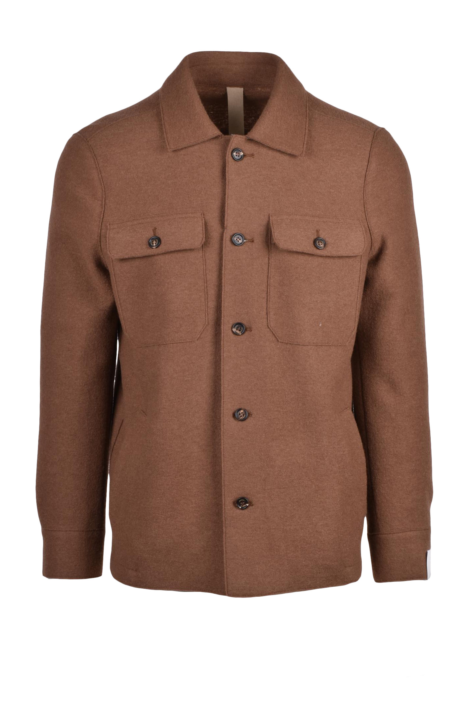 Giacca Camicia Marrone