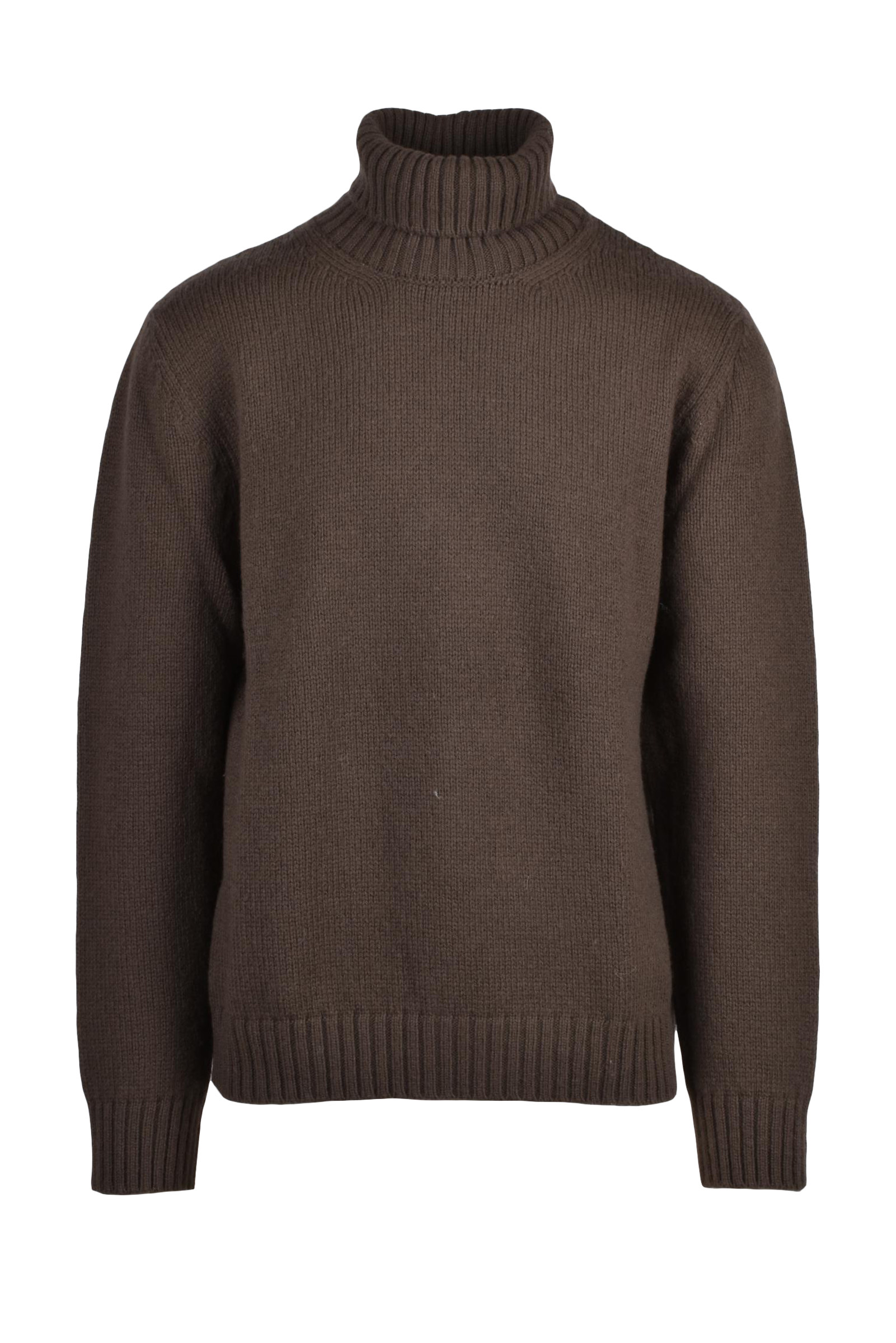 Maglione collo alto Marrone